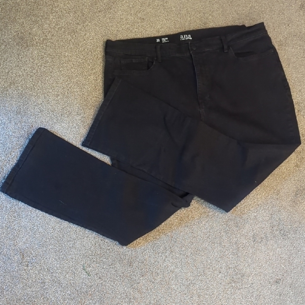 a.n.a Women's Black Flare Jeans
